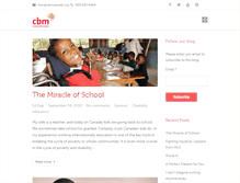 Tablet Screenshot of blog.cbmcanada.org